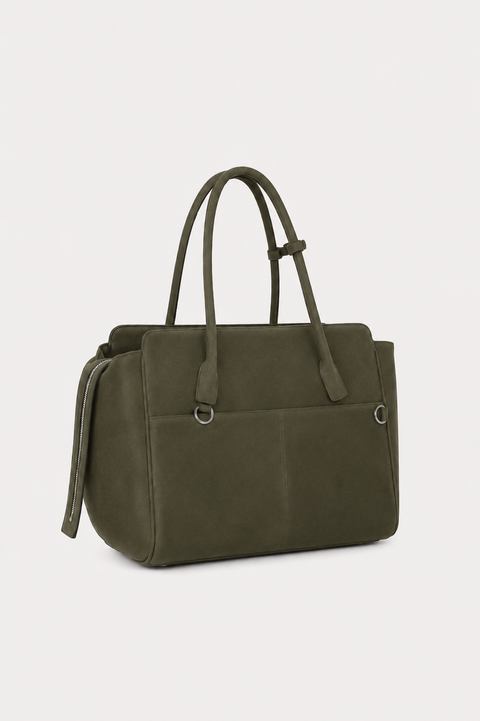 La Via Emilia Bag_Suede_Olive