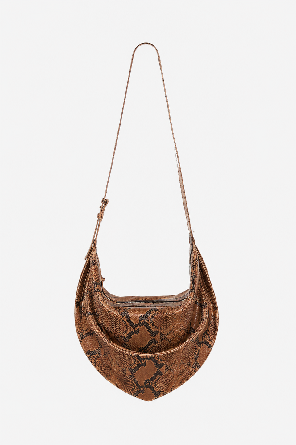 Tortellino Hobo Bag_Poudre Python