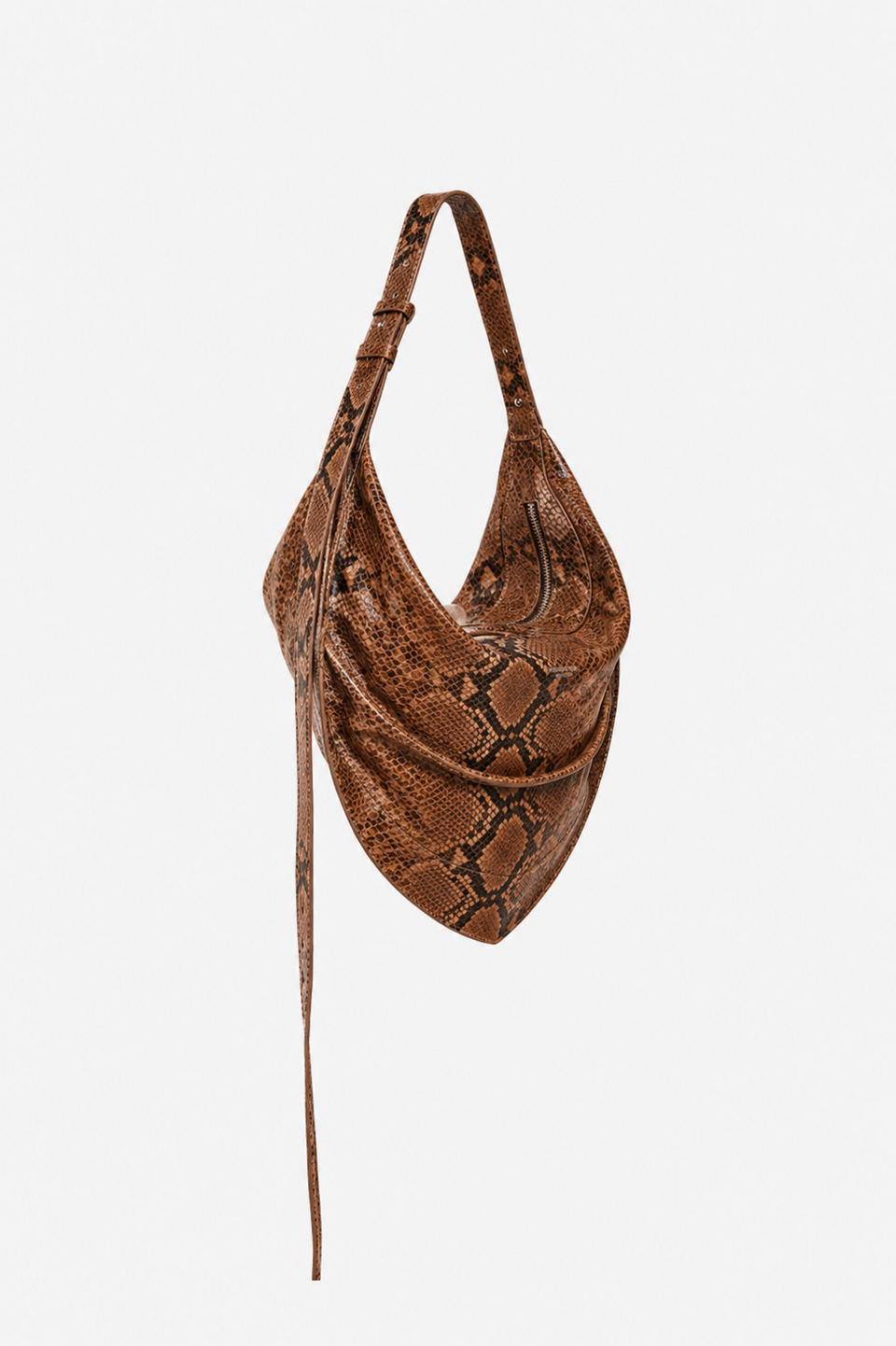 Tortellino Hobo Bag_Poudre Python