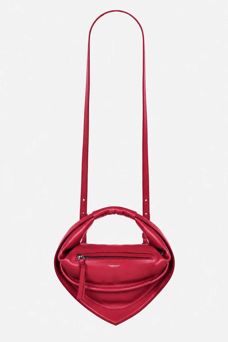 Midi Tortellino Bag-Cherry