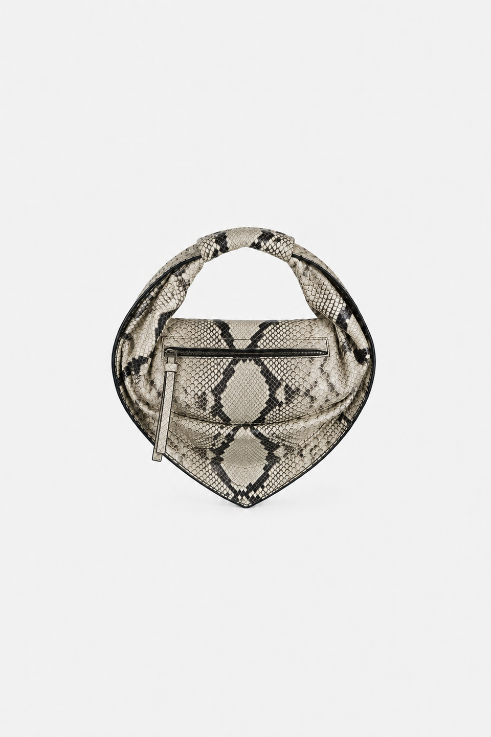 Midi Tortellino Bag-Stone Python
