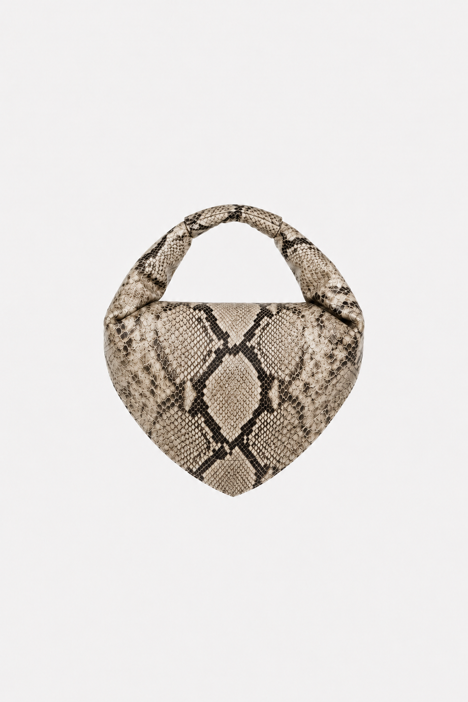 Midi Tortellino Bag-Stone Python