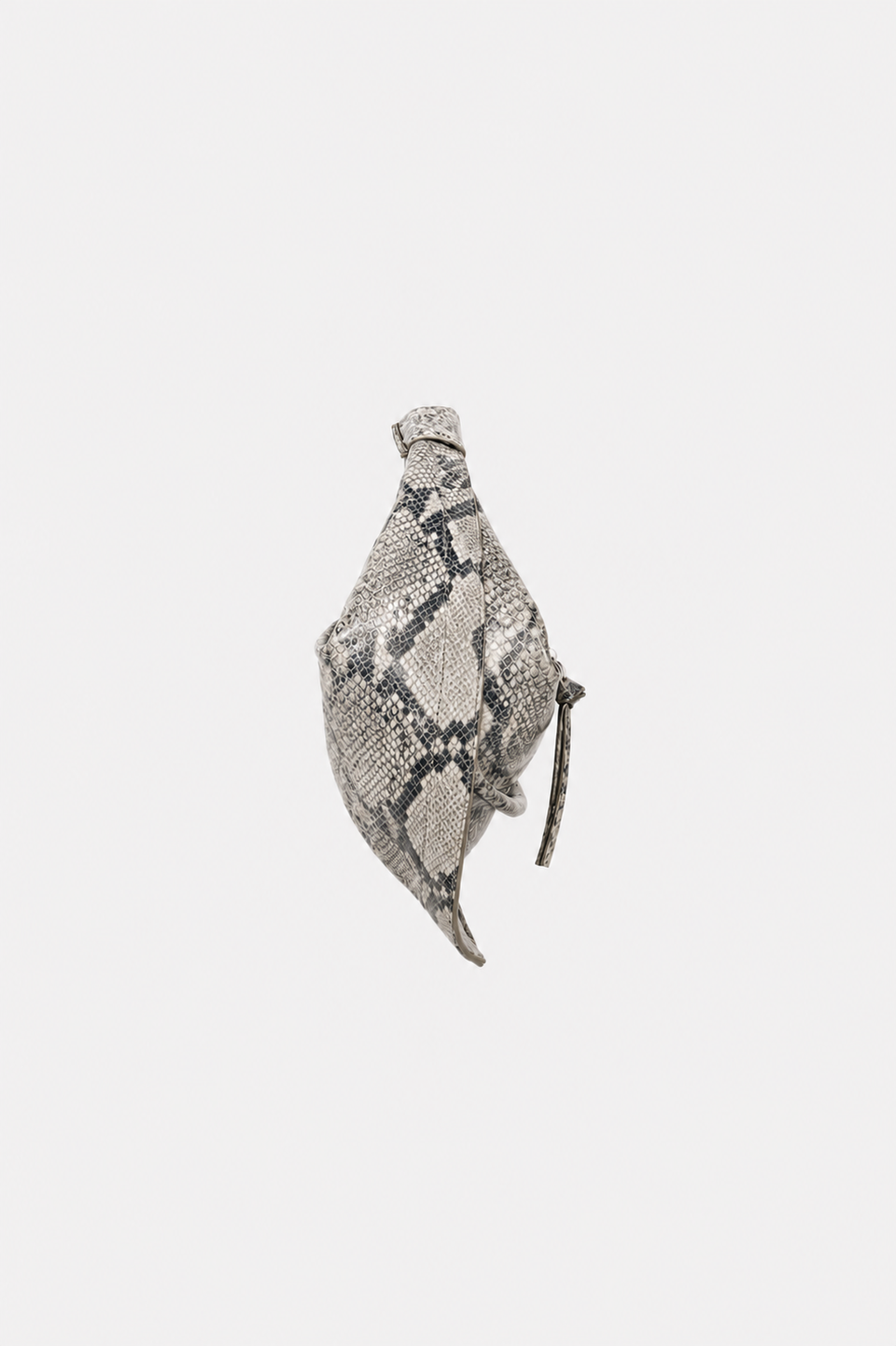 Midi Tortellino Bag-Sage Python